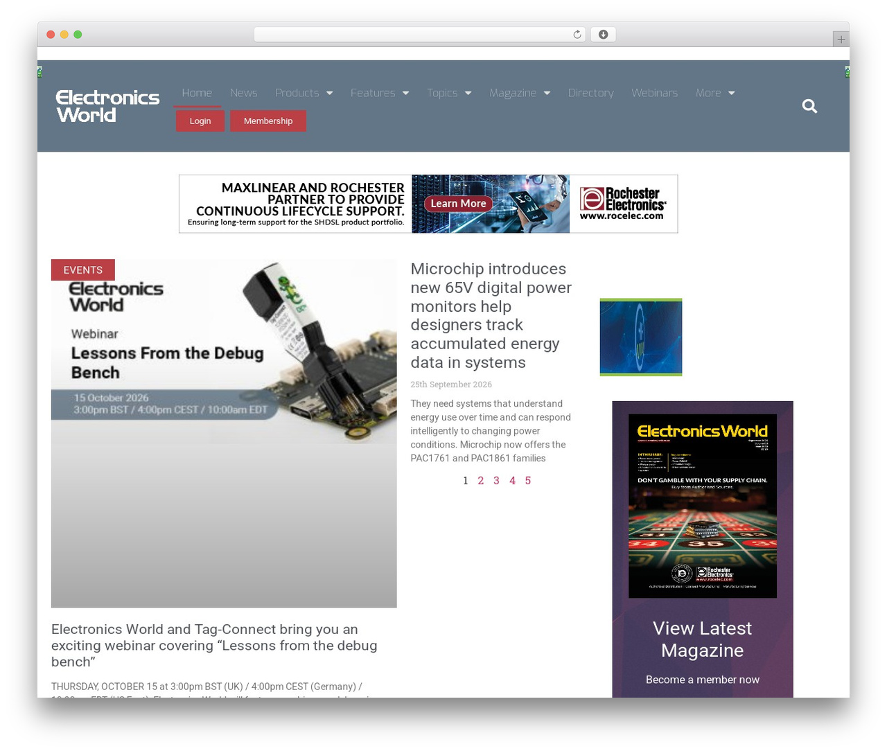 WP theme Hello Elementor - electronicsworld.co.uk