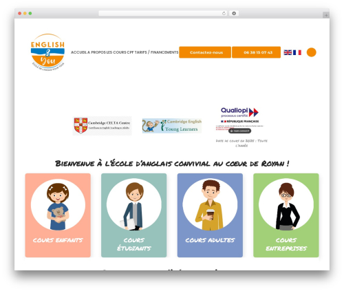 YOOtheme WordPress theme - englishandyou17.com