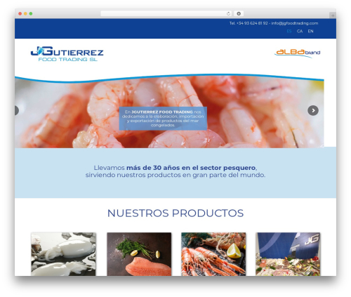 Best WordPress theme Basic - jgfoodtrading.com