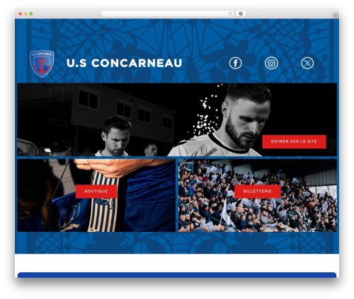 BigSlam theme WordPress - usc-concarneau.com