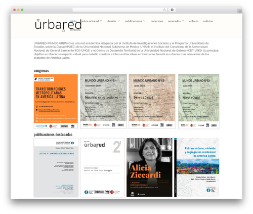 Divi WordPress page theme - urbared.ungs.edu.ar