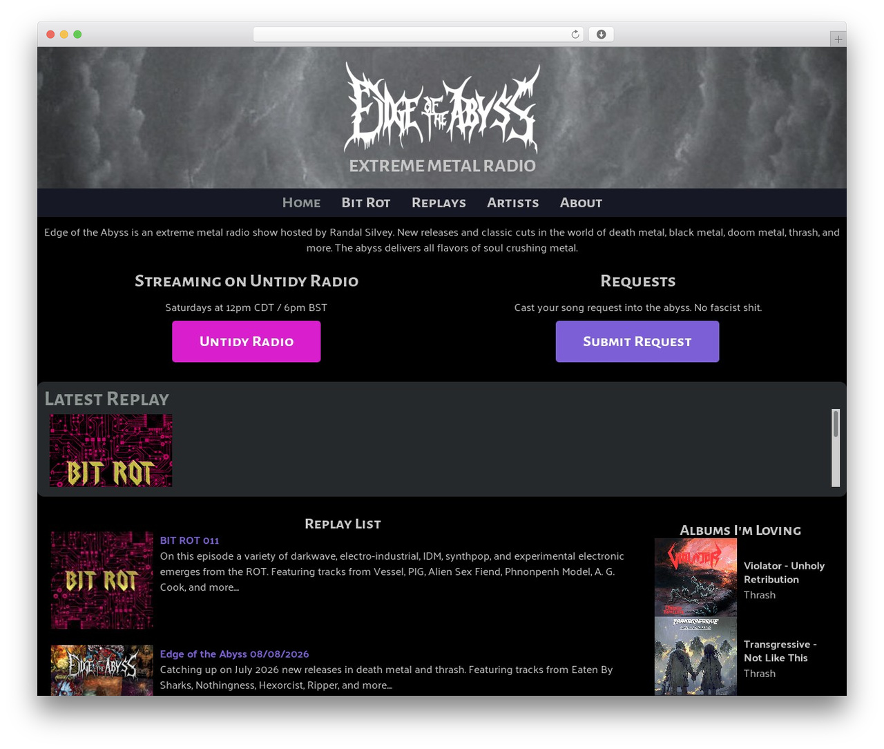 Hello Elementor WordPress theme - abyss.show