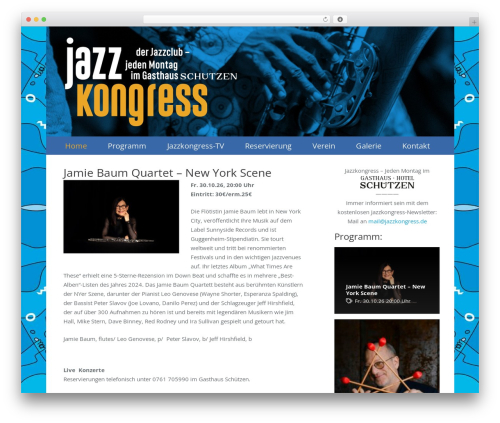 Impreza WordPress theme design - jazzkongress.de