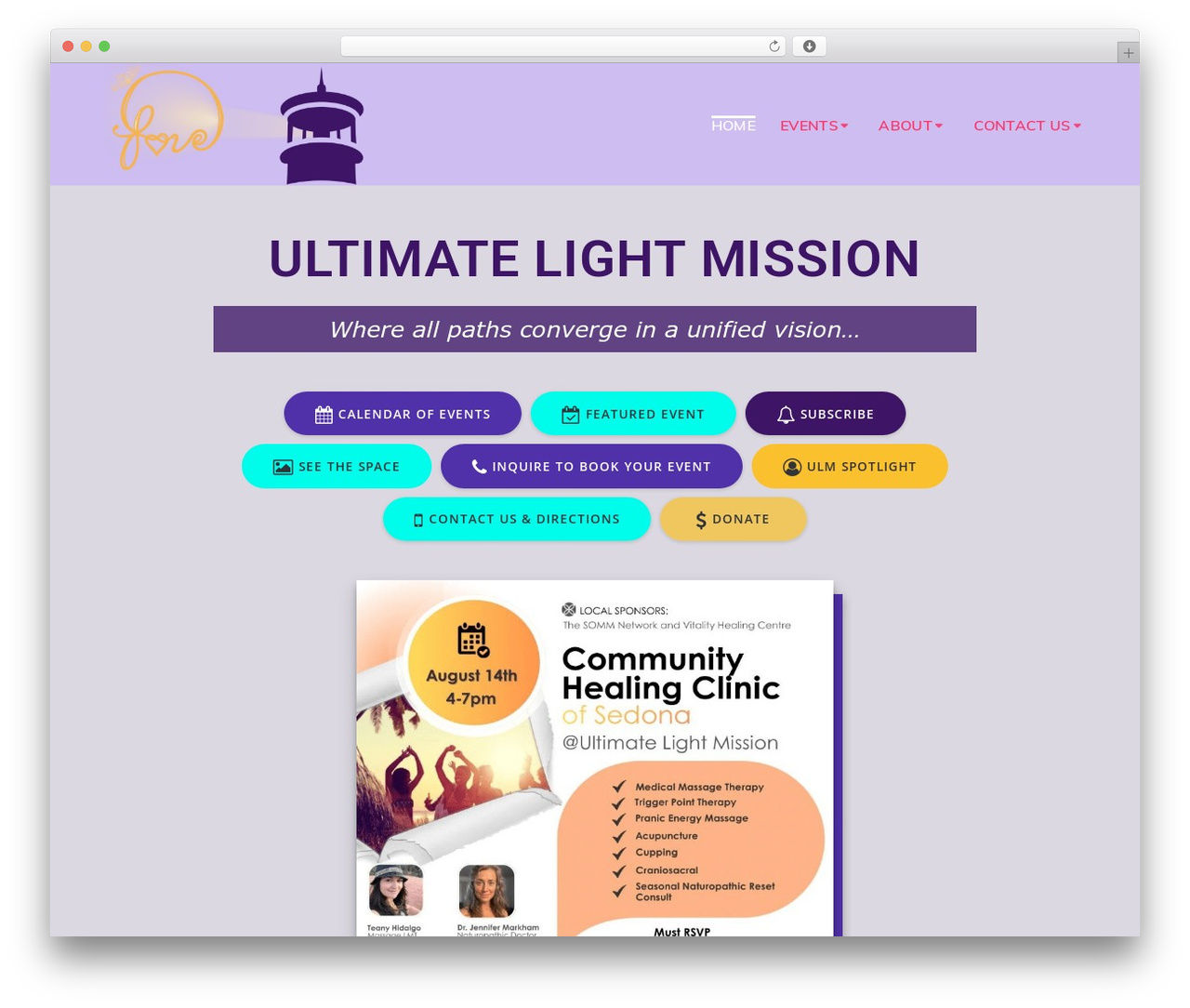 Mesmerize PRO theme WordPress - ultimatelightmission.com