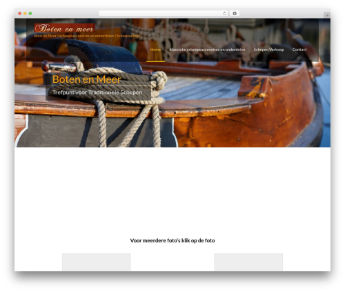 SKT Restaurant Pro WordPress theme design - botenenmeer.nl