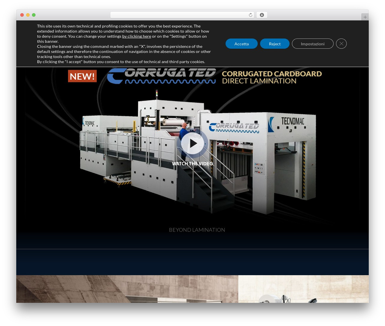 Tecnomac WordPress theme - tecnomacitalia.it
