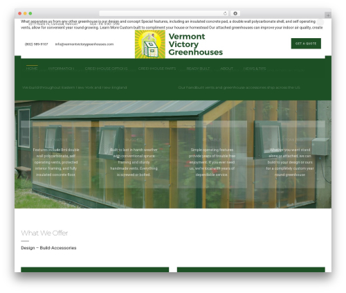 Theme WordPress BuiltPress - vermontvictorygreenhouses.com