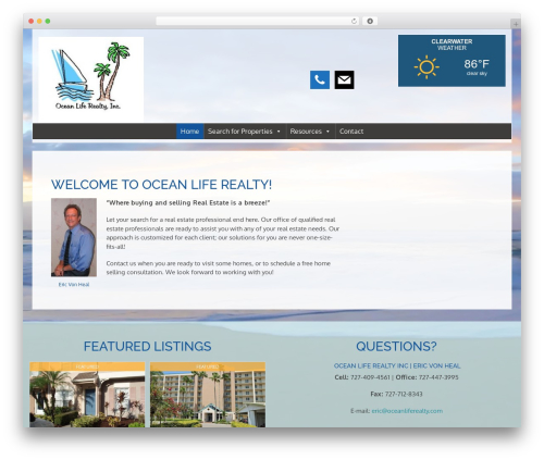 Theme WordPress PROTECH THEME - HYDRA - oceanliferealty.com