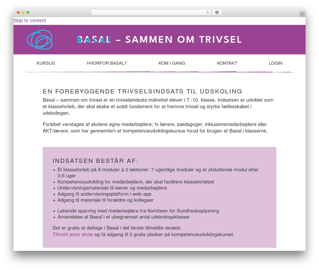 Theme WordPress Divi - sammenomtrivsel.com