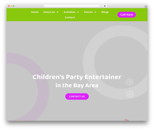 Theme WordPress Knirpse - entertainerforkids.com