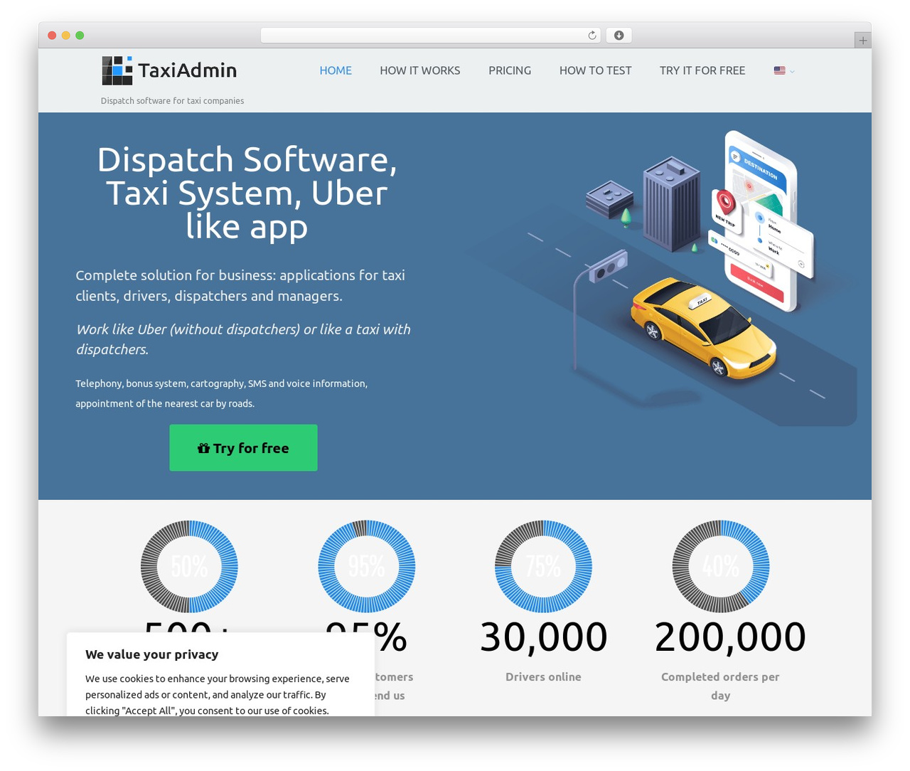 Theme WordPress Optimizer PRO - taxiadmin.org