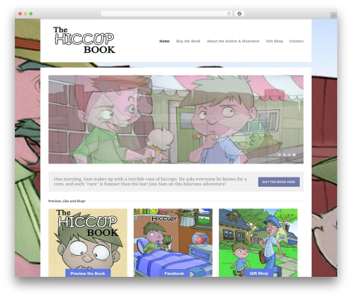 WordPress theme Uber - thehiccupbook.com