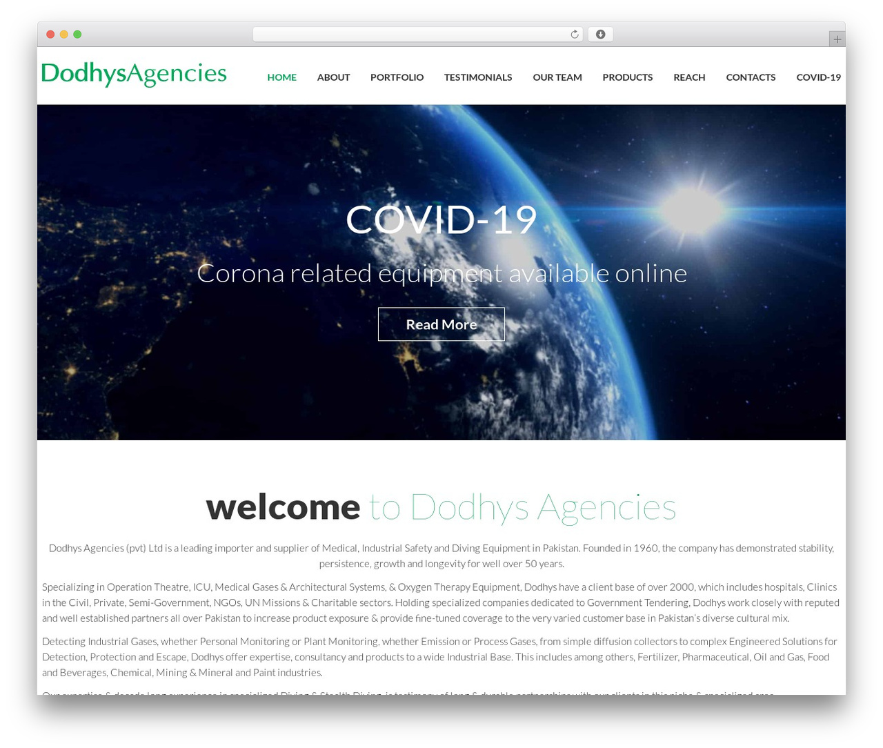 WordPress theme cherry - dodhysagencies.com