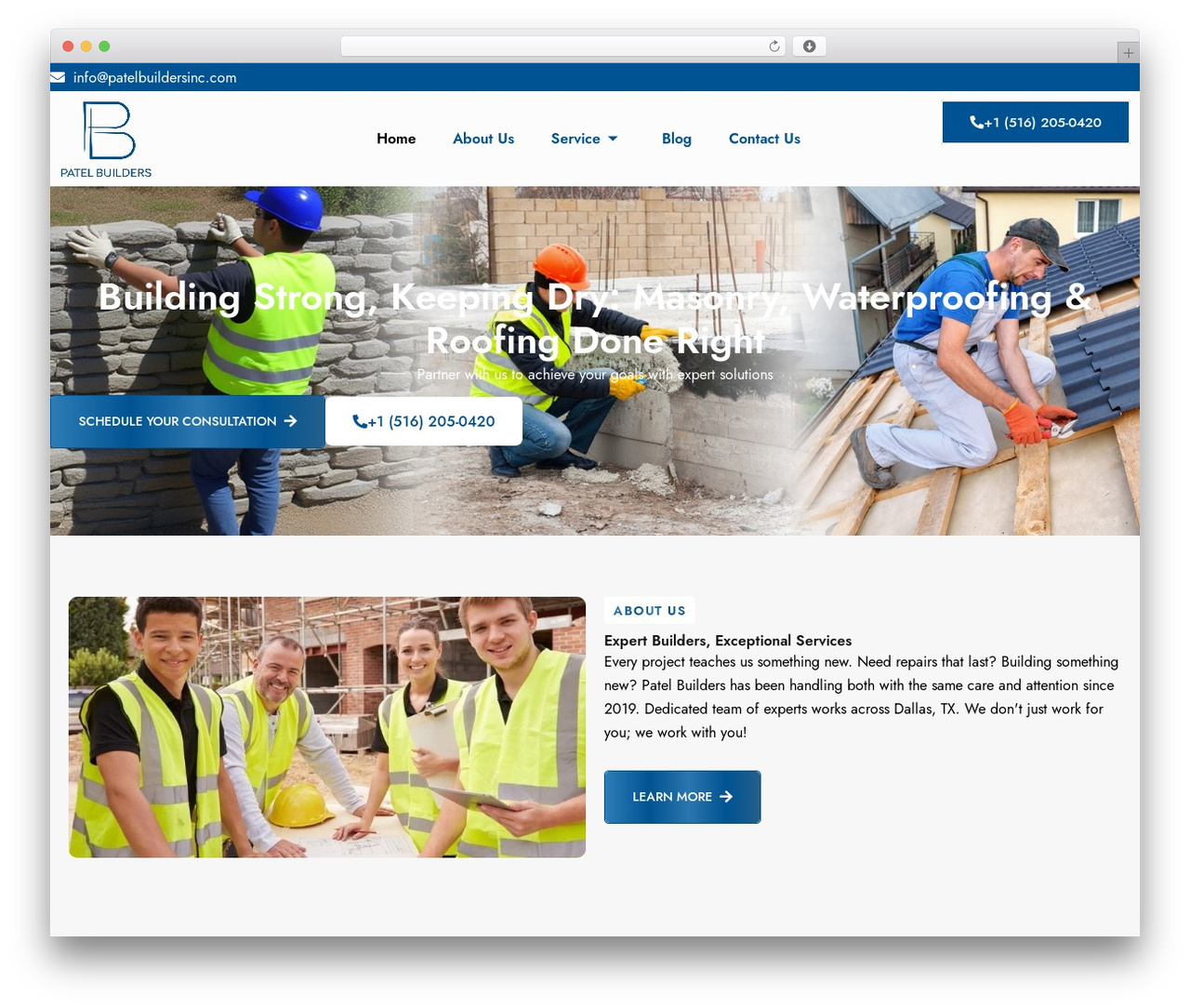 WordPress theme Cityscape - patelbuildersinc.com