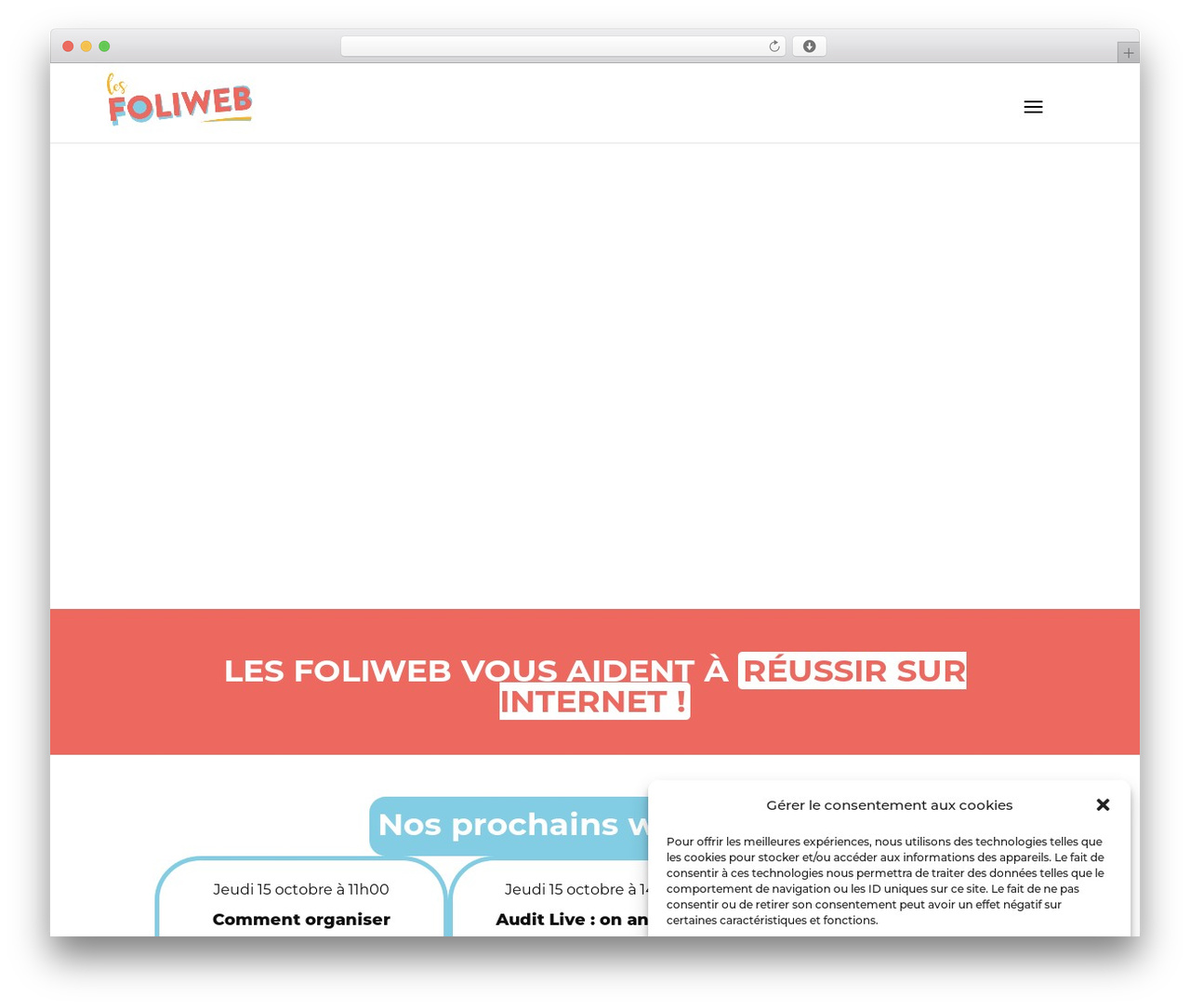 WordPress theme Divi - lesfoliweb.fr