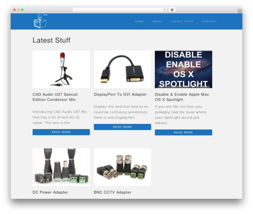WordPress theme Epik Theme - stuffofrandom.com