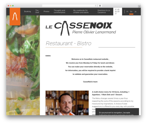 WordPress theme Le Casse Noix - le-cassenoix.fr