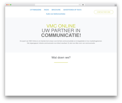 WordPress theme VMC - vmconline.be