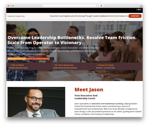 WordPress website theme Seoteric Block Framework - inspiredleadershipcoaching.com