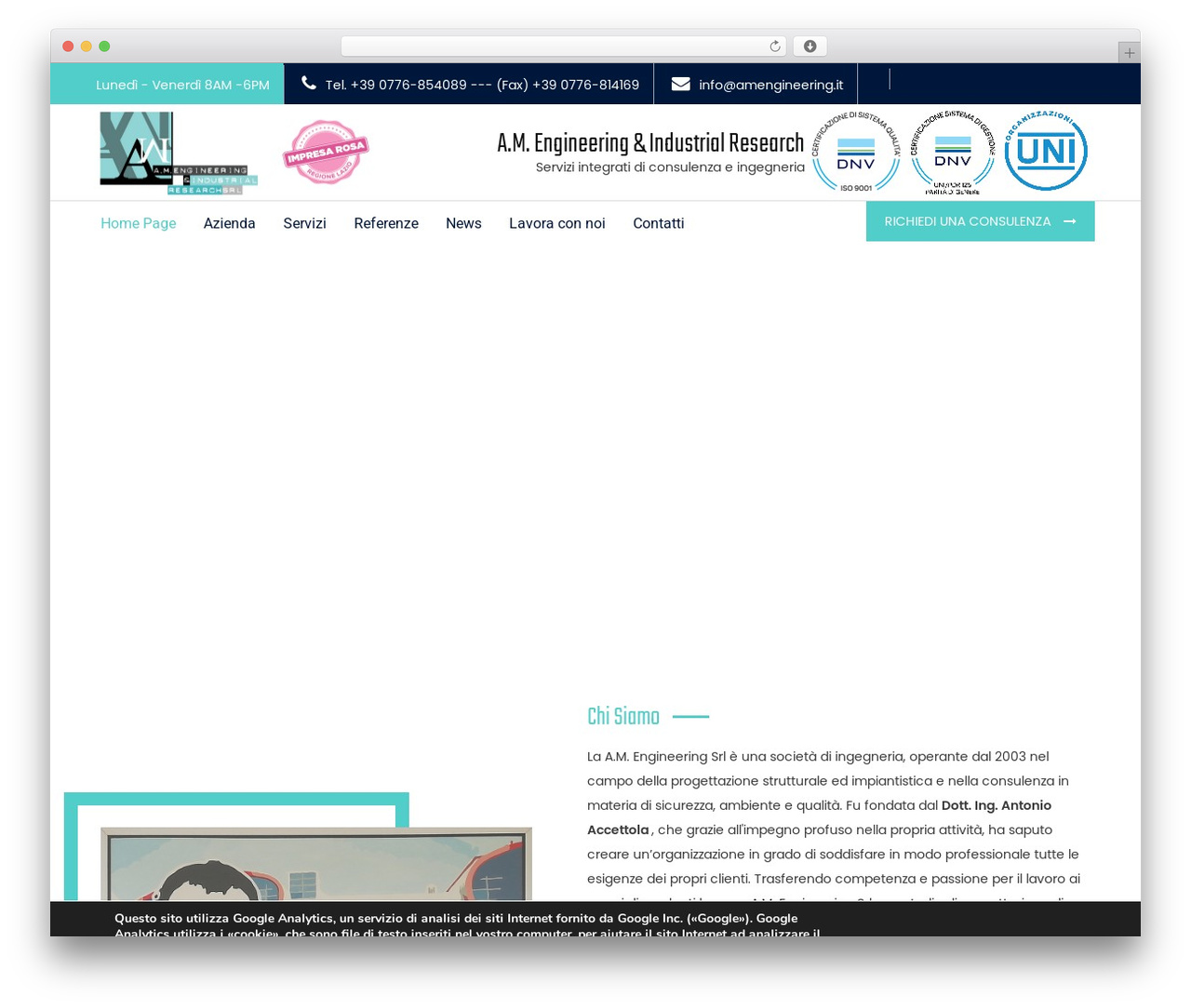 WP theme Industroz - amengineering.it