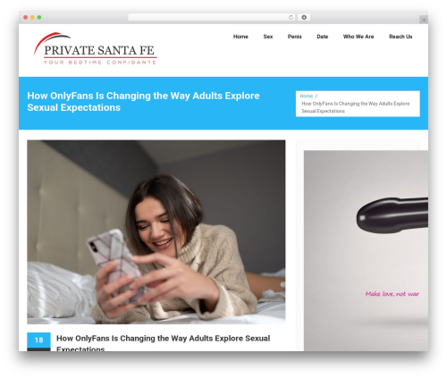 Aneeq theme WordPress - santafehra.org