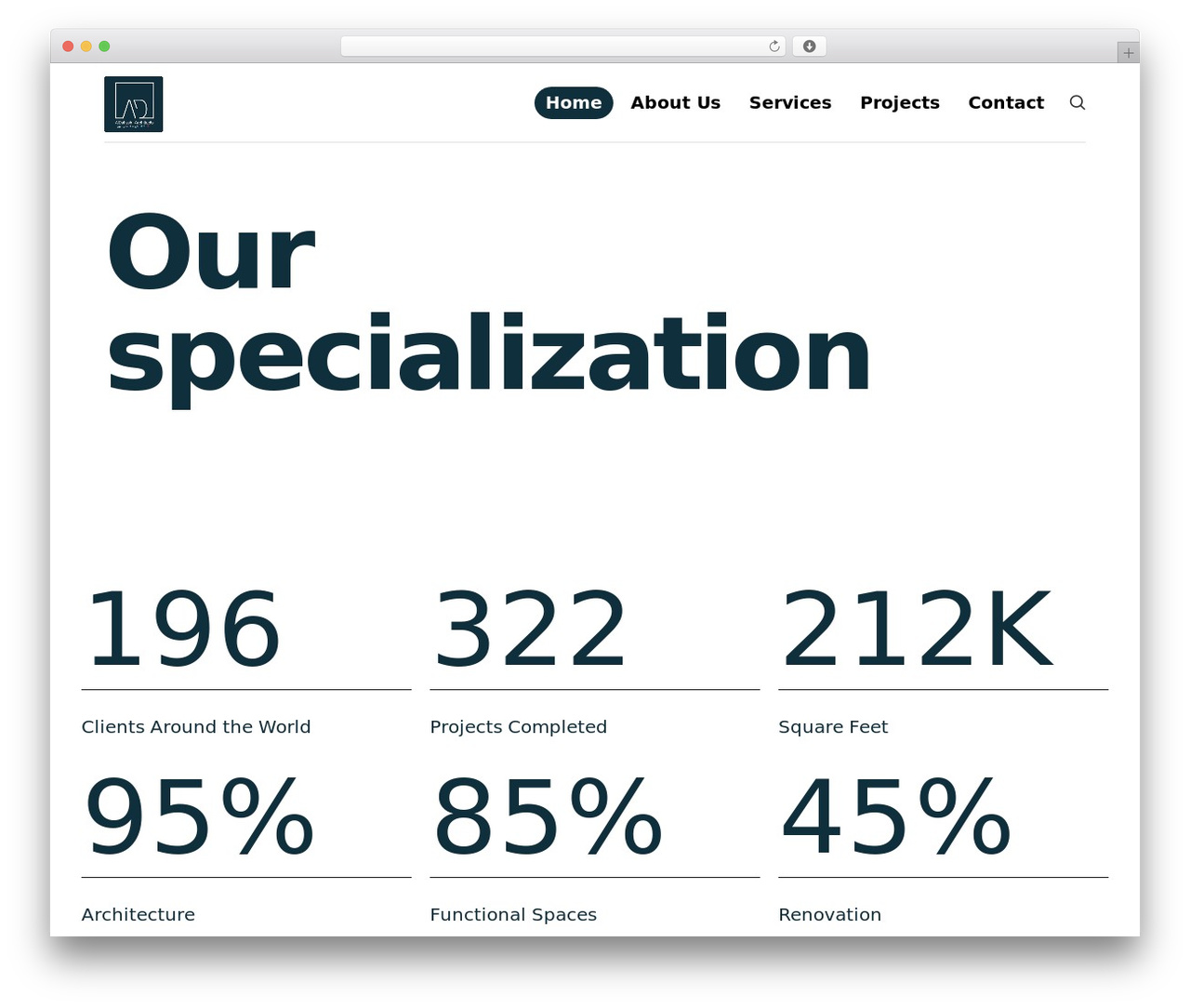 Archy WordPress theme - architectsad.com