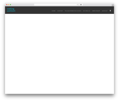 Coding Contest best WordPress theme - coding-contest.at