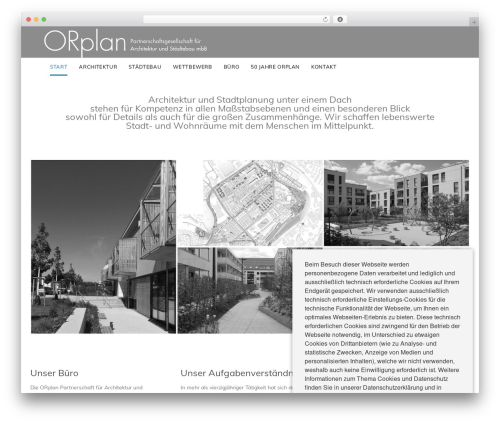 Vamtam push menu WordPress plugin - orplan.de
