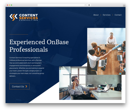 CSC WP WordPress theme - contentservicesconsulting.com