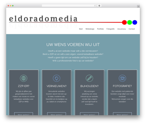 Nicepage WordPress plugin - eldorado.media