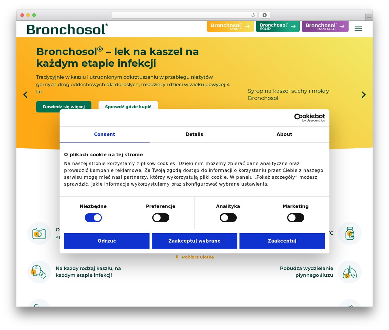 Empty Template WordPress theme - bronchosol.pl