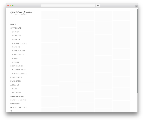Flatbase wallpapers WordPress theme - patrickeaton.ch