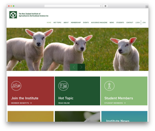 Futurelab theme WordPress theme - agscience.org.nz