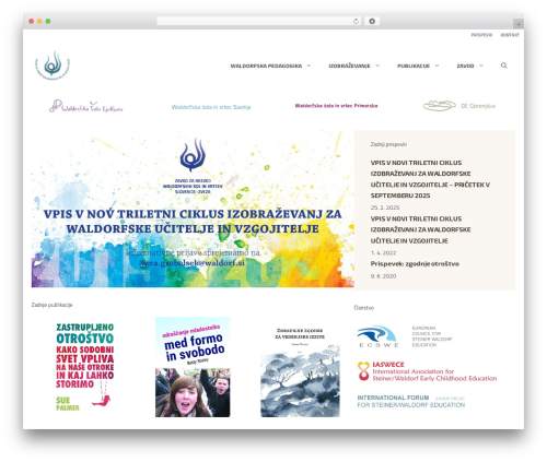 GeneratePress WordPress theme - waldorf.si