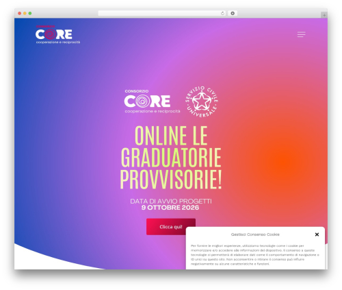 Minds WordPress theme - consorziocore.org
