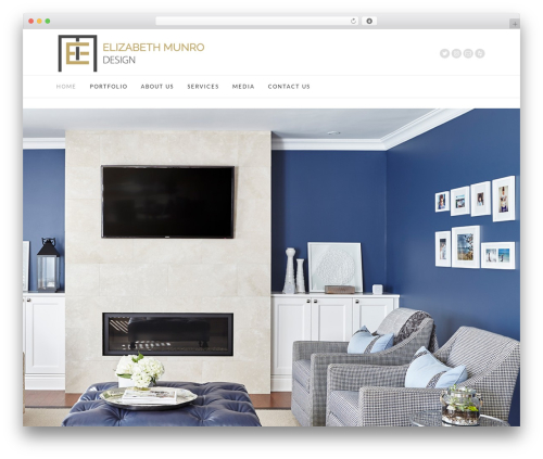 Simple elegant portfolio WordPress plugin - emunrodesign.com