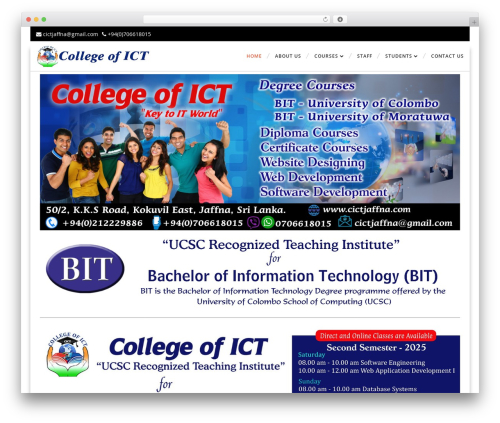 Theme WordPress abcbiz - cictjaffna.com