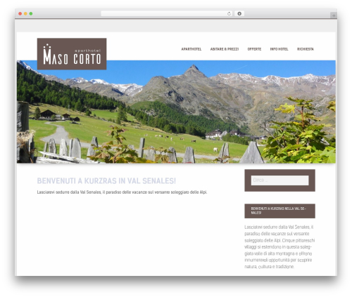 Theme WordPress Polymer - appartamenti-val-senales.com