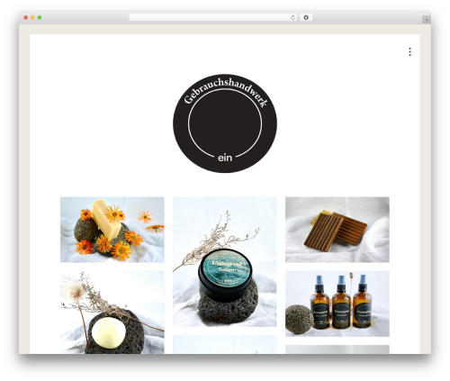 Theme WordPress Succulents - ein-gebrauchshandwerk.ch