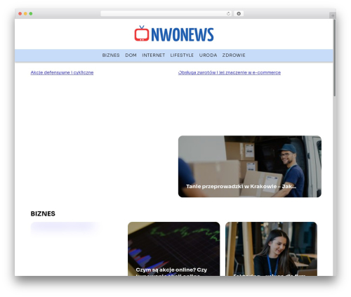 WordPress theme tp_theme_maker - nwonews.pl
