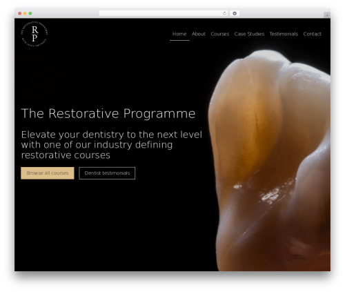 WordPress theme The Restorative Programme - restorativeprogramme.co.uk