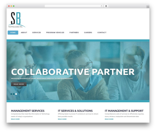 WordPress website theme Itideas - sbtechco.com