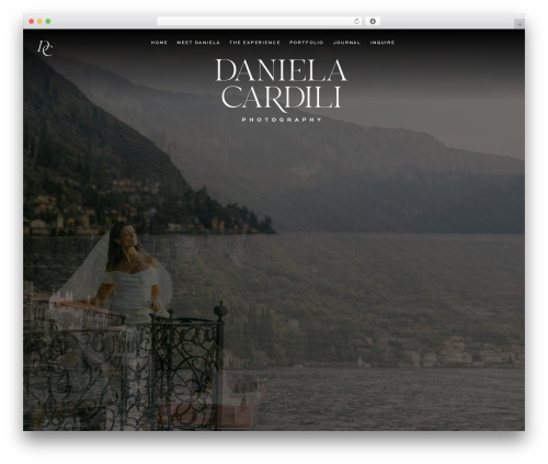 WordPress website theme Showit - danielacardili.com