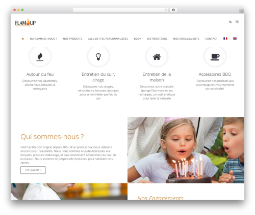 Ark best WordPress theme - flamup.fr