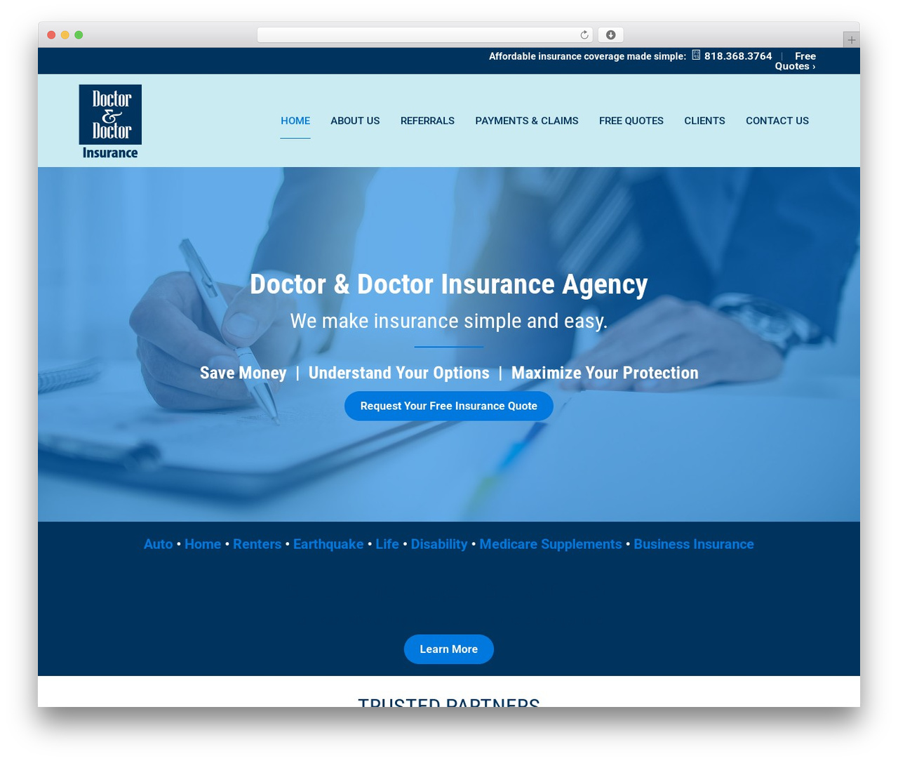 Beaver Builder Theme WordPress theme - doctorins.com