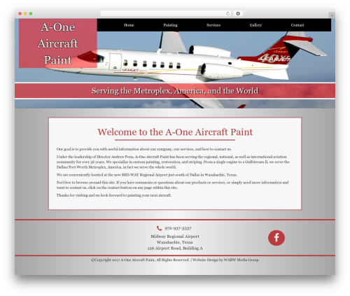 Best WordPress theme Bootstrap Basic - a-oneaircraftpaint.com