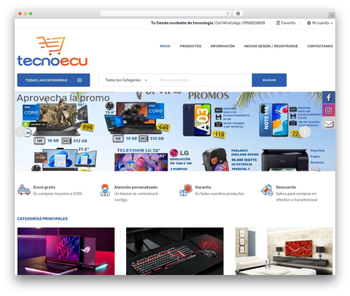Best WordPress theme Digitech - tecnoecu.com
