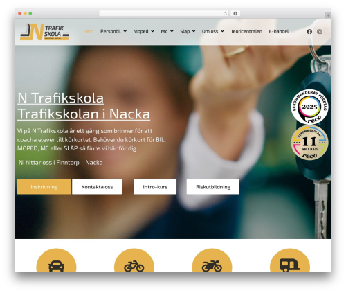 Mf_base WordPress plugin - ntrafikskola.se