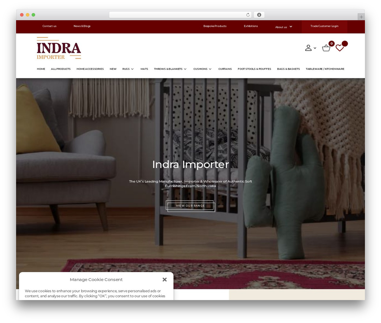 Divi theme WordPress - indraimporter.co.uk