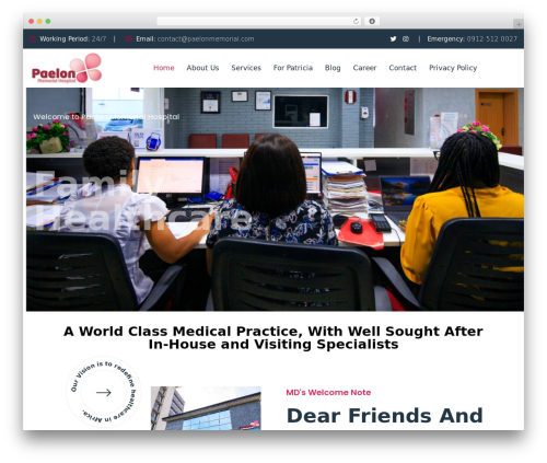Doctio WordPress theme - paelonmemorial.com
